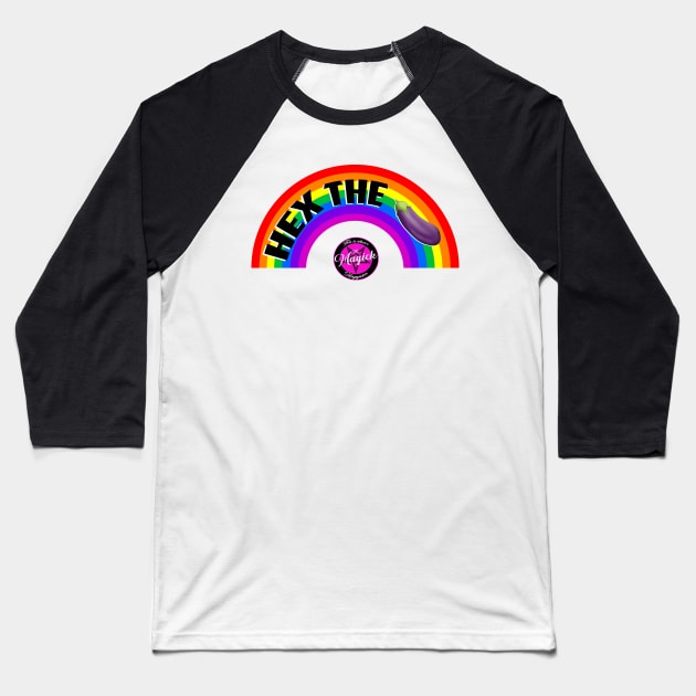 Hex the D Baseball T-Shirt by MagickHappens